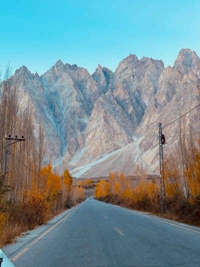 Passu Cones in Autumn