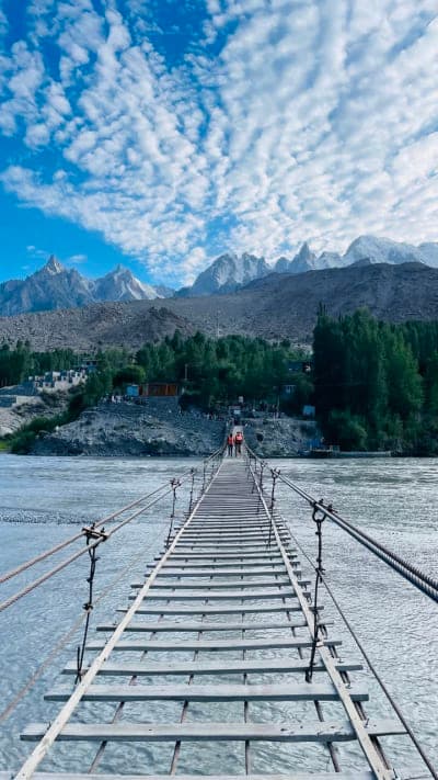 Hussaini suspension Bridge