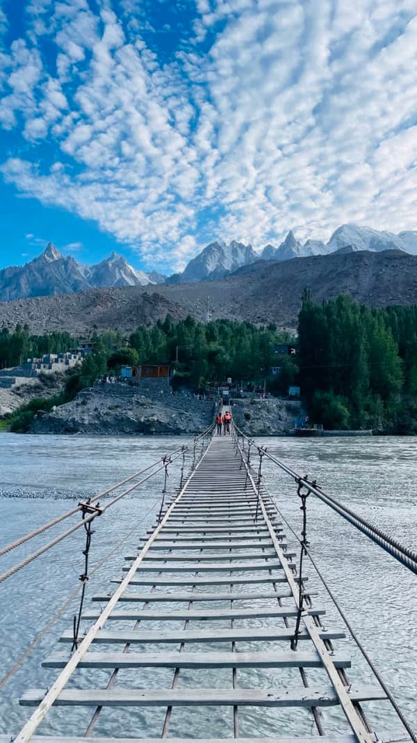 Hussaini suspension Bridge